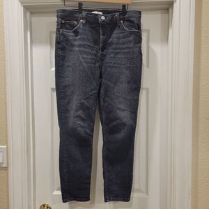 Re/Done 90s High Rise Ankle Crop, sz 32